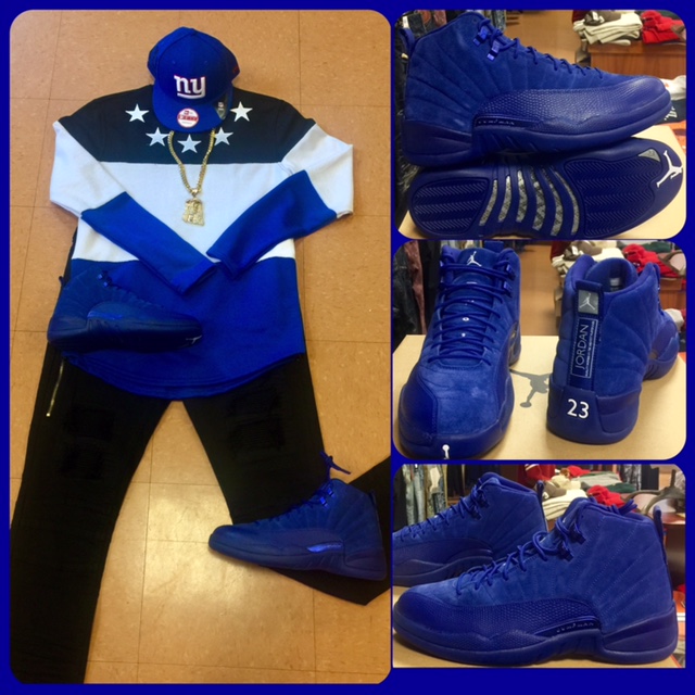 jordan 12 royal blue outfit